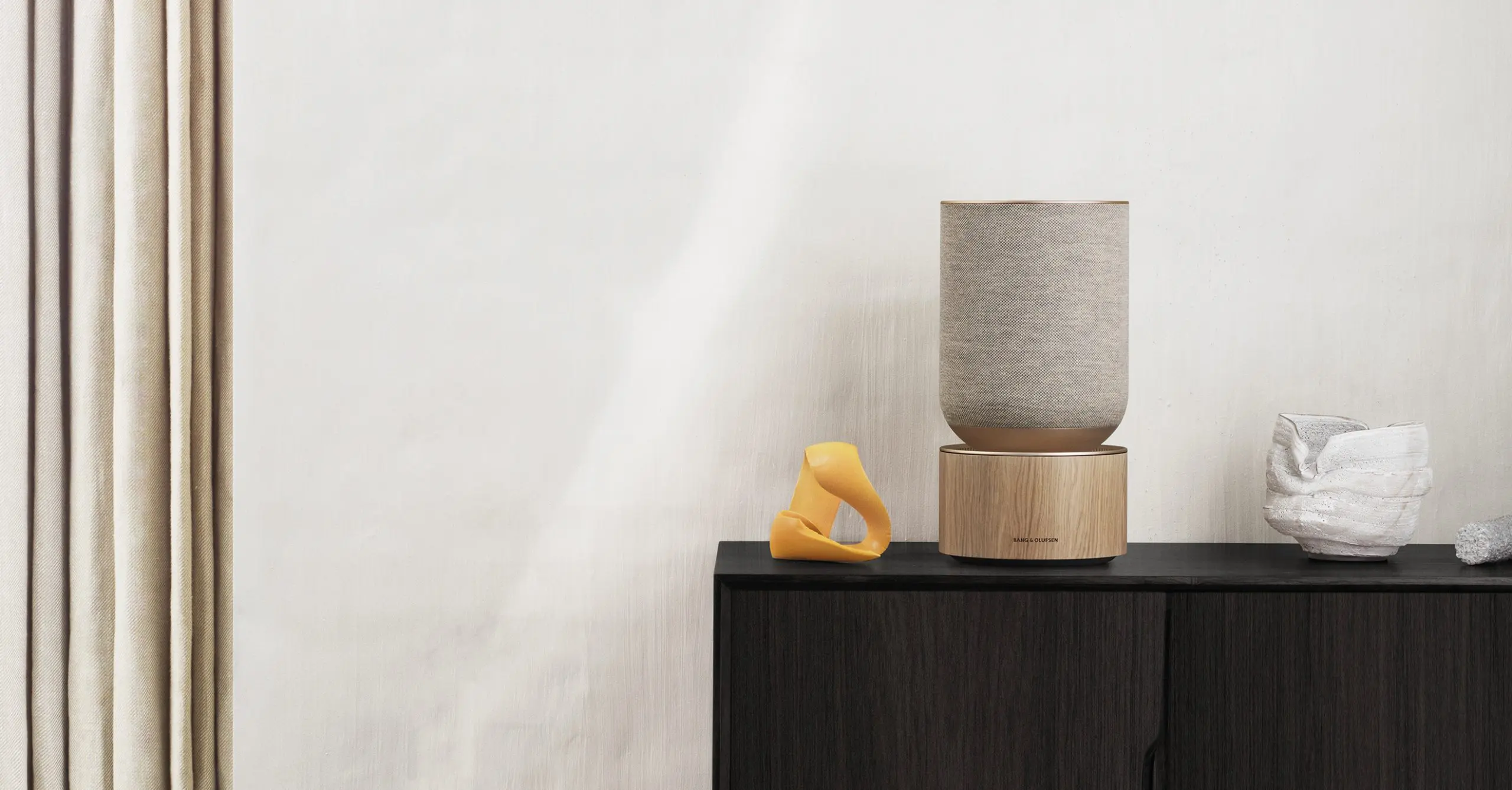 BEOSOUND BALANCE is a compact yet powerful speaker for luxury Danish consumer electronics brand Bang & Olufsen, designed and engineered by leading industrial design studio LAYER.