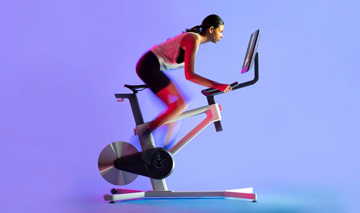 HoloBike is a tech-first exercise bike for SAGA that breaks the monotony of work-outs through rich holographic immersion. Designed, developed and engineered by LAYER.