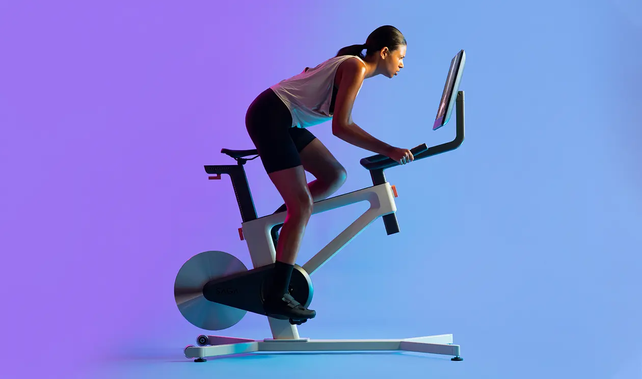 HoloBike is a tech-first exercise bike for SAGA that breaks the monotony of work-outs through rich holographic immersion. Designed, developed and engineered by LAYER.