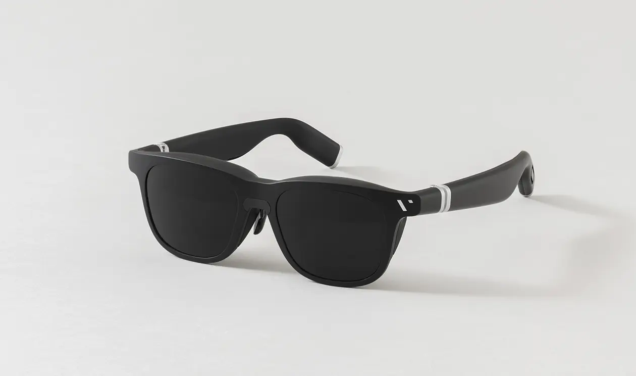 Viture One. Lifestyle-driven smart AR glasses display for immersive entertainment. Designed and engineered by leading industrial design consultancy LAYER.