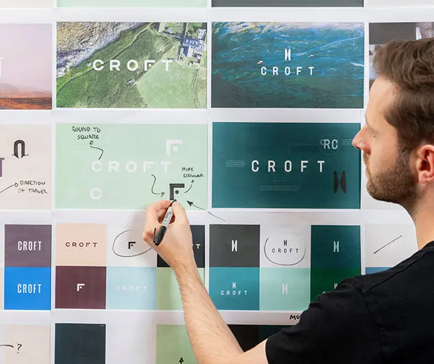 LAYER crafts thoughtful new identities, and reimagines well-loved brands by developing the graphic identity, product, and packaging. LAYER created the brand system for Croft, who are defining a new future for energy driven by an enduring, local and green hydrogen economy.