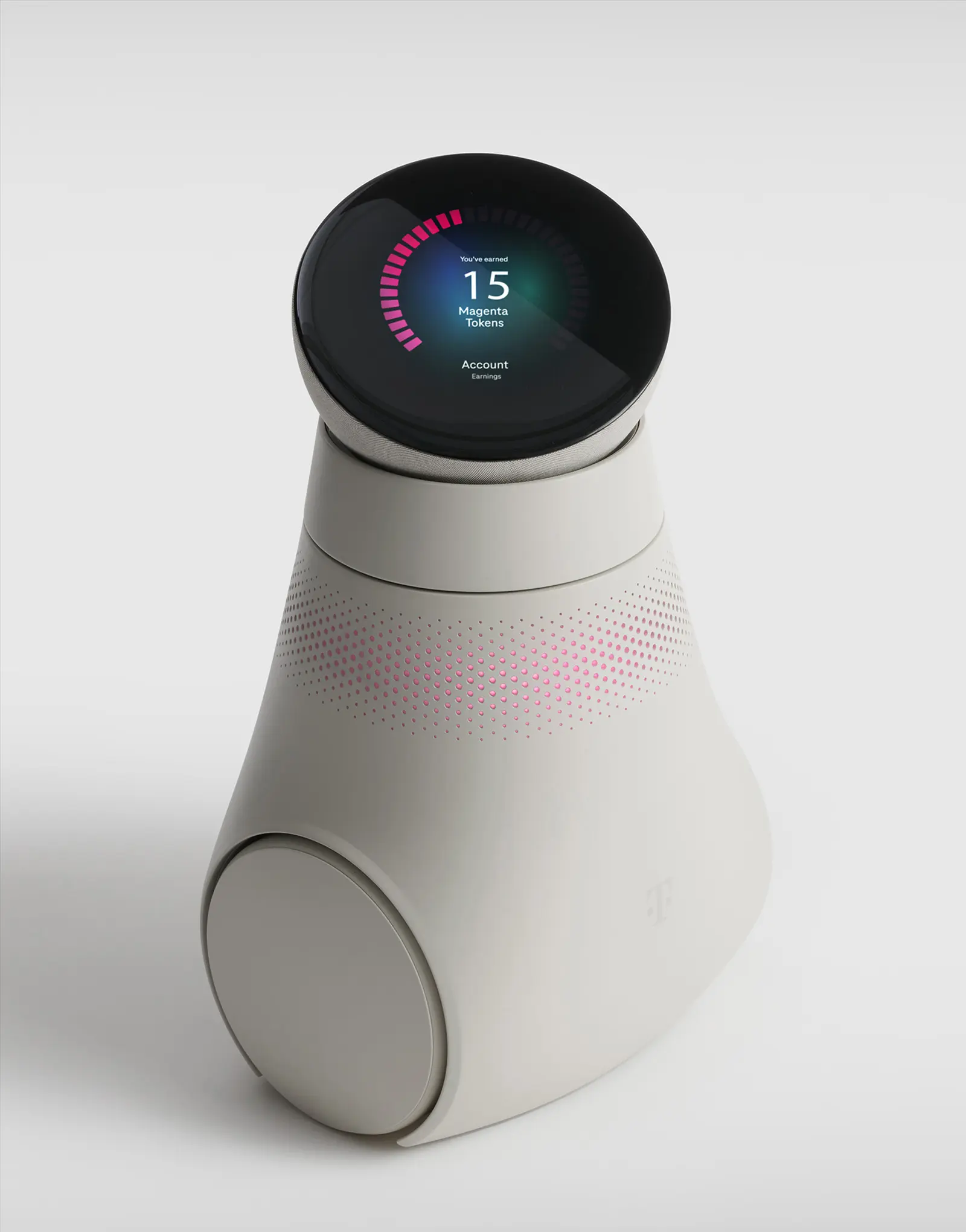 Buddy is an intelligent AI-based companion and powerful router that moves around the home and provides users with assistive services. Designed by LAYER for Deutsche Telekom.