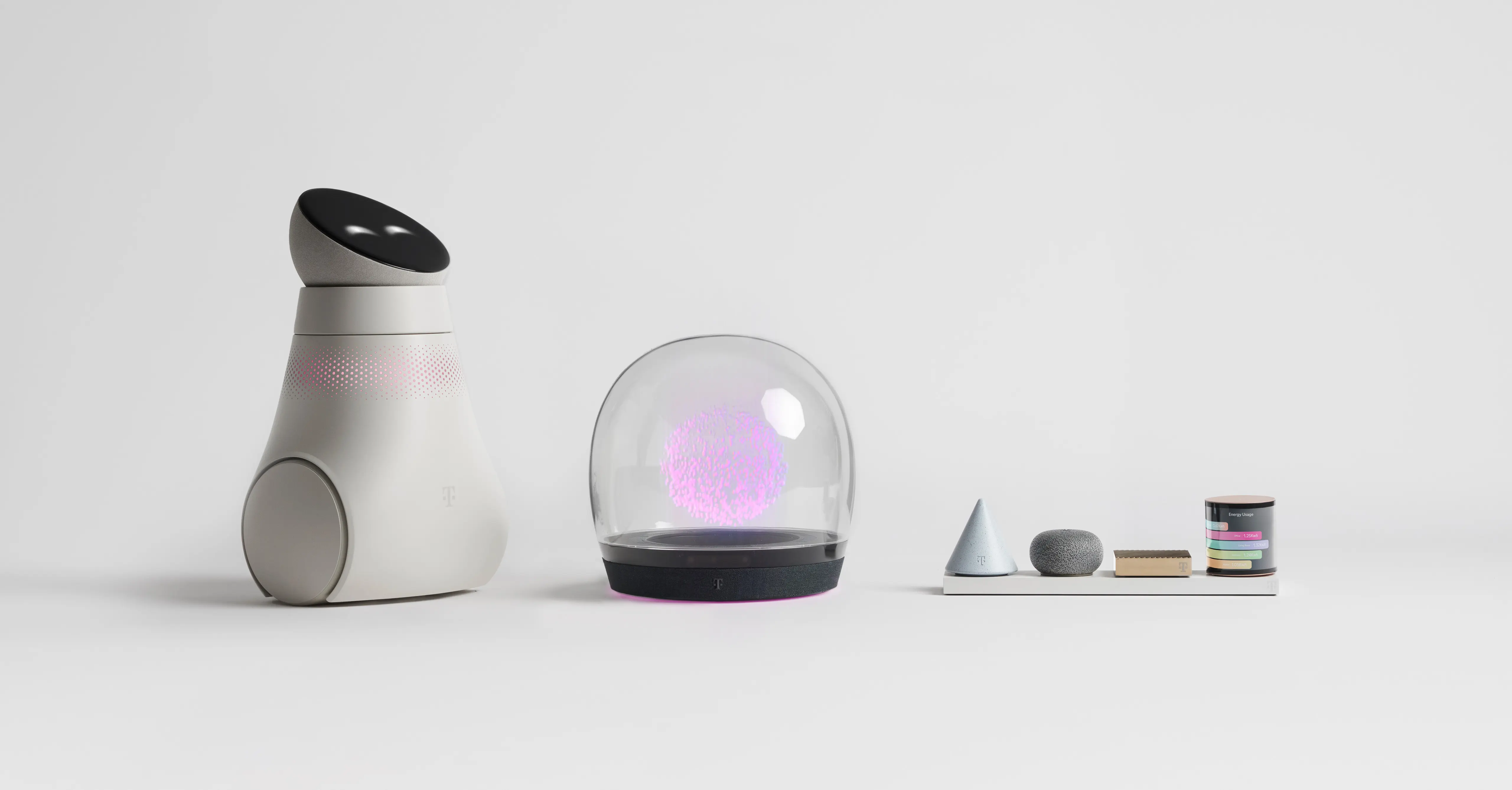 Buddy is an intelligent AI-based companion and powerful router that moves around the home and provides users with assistive services. Designed by LAYER for Deutsche Telekom.
