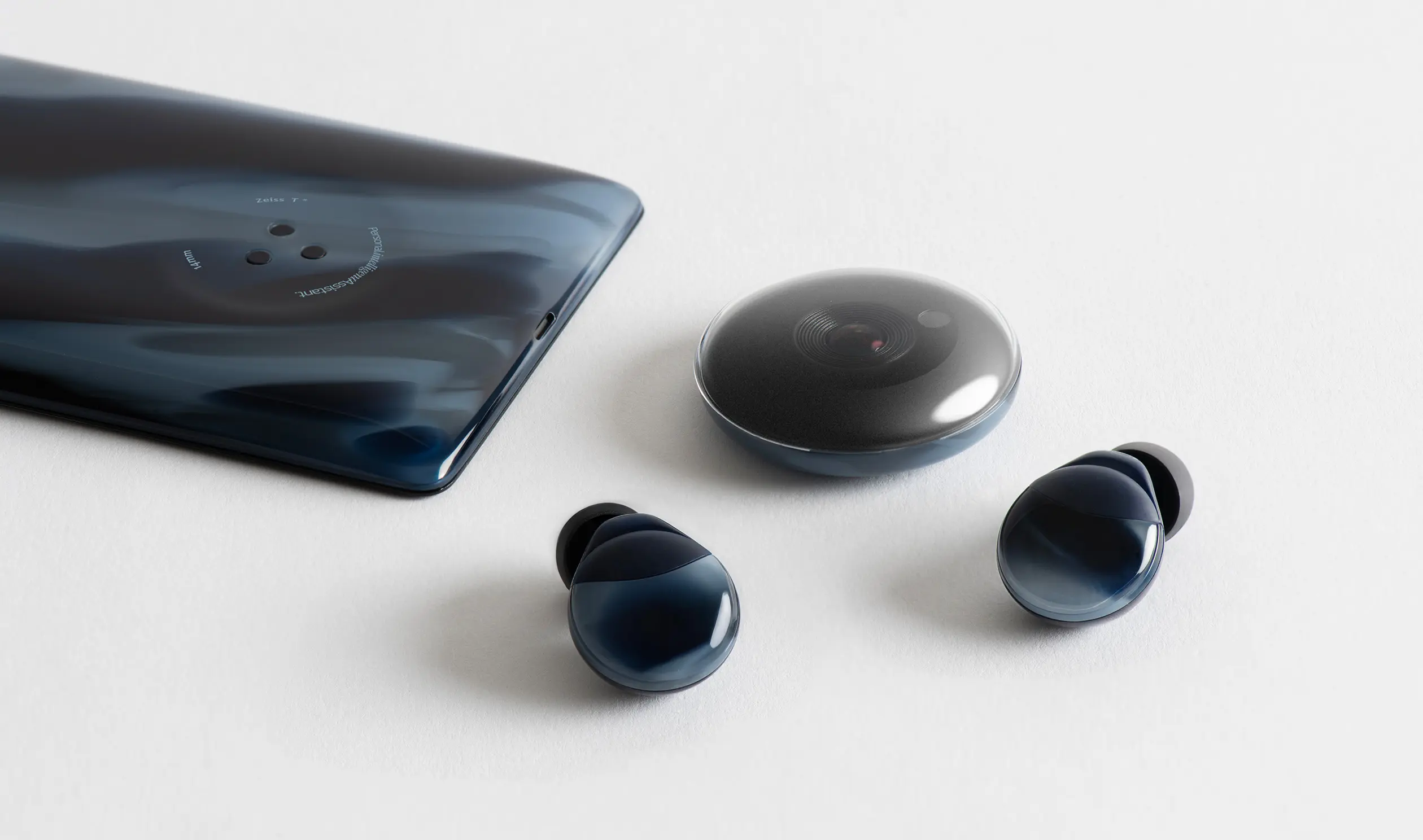 PiA is a digital-first ecosystem of hardware that redefines our relationship with artificial intelligence, a suite of intelligent devices – including a smartphone, biometric earbud, and wearable camera module. Designed by leading industrial design studio LAYER.
